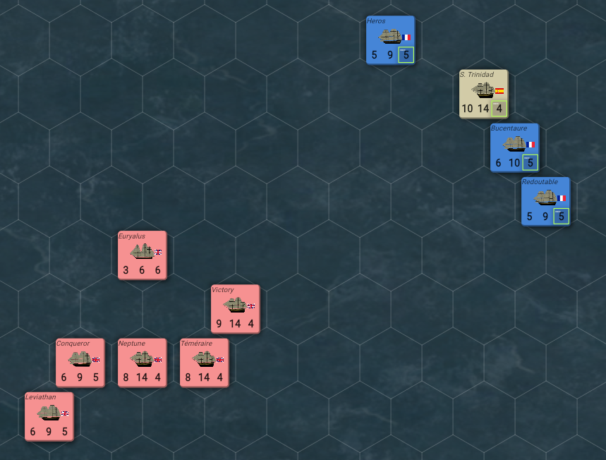 Hexagon board example